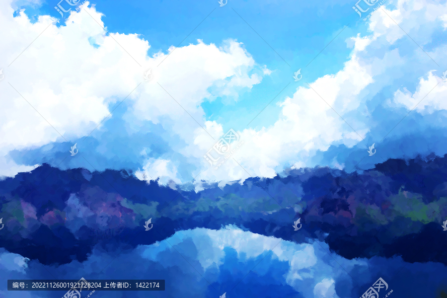 唯美風(fēng)景山水油畫
