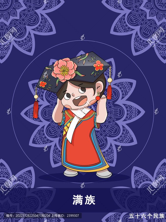五十六個(gè)名族滿族