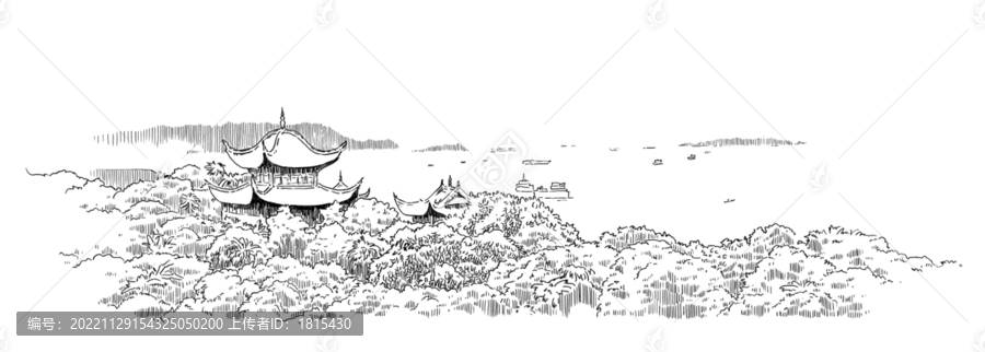 岳陽樓遠景分層上傳