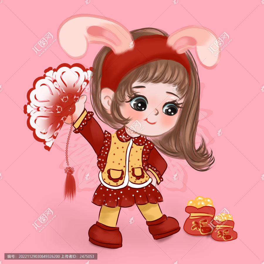 兔兔抱枕