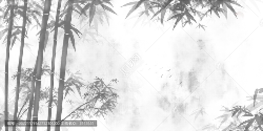 圓點竹子激光鏤空