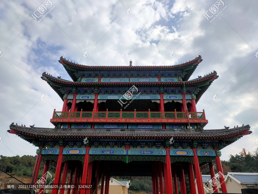 仿古建筑正面