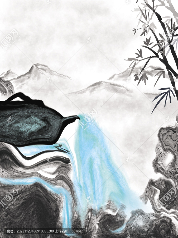禪意畫(huà)茶文化