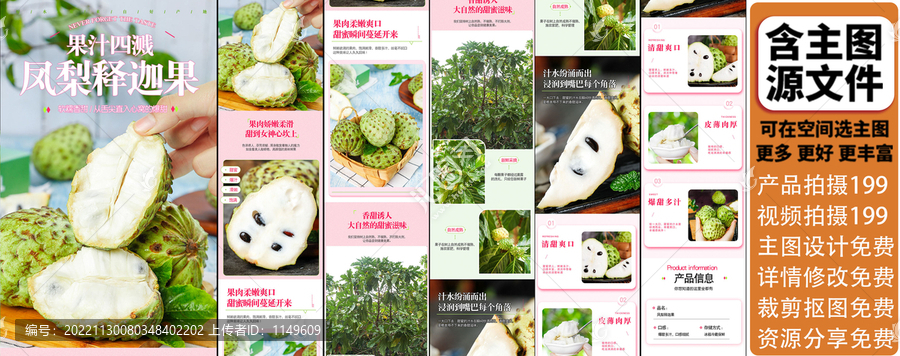 鳳梨釋迦果詳情