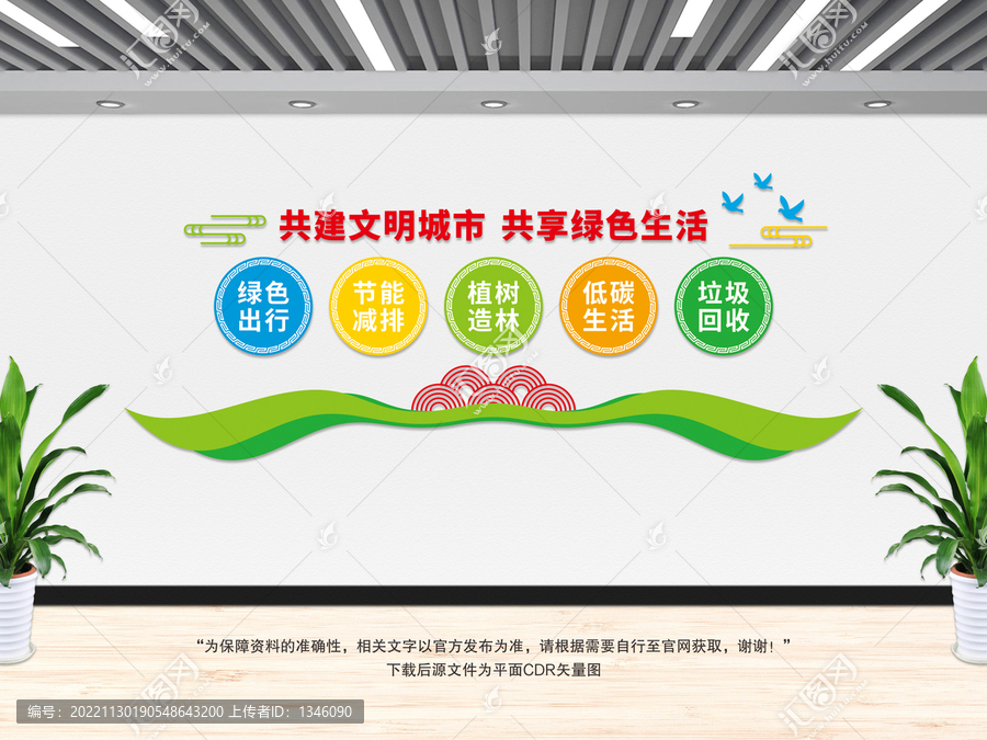 綠色生活文化墻