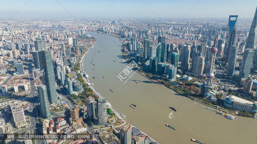 上海黄浦江大景