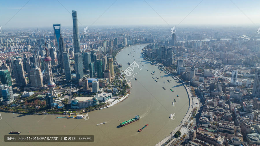 上海黄浦江大景