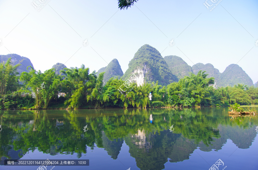 河流唯美美麗風景