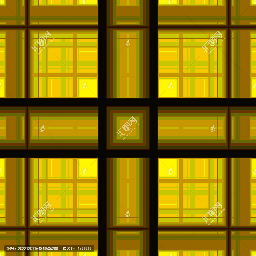 金色格子紋