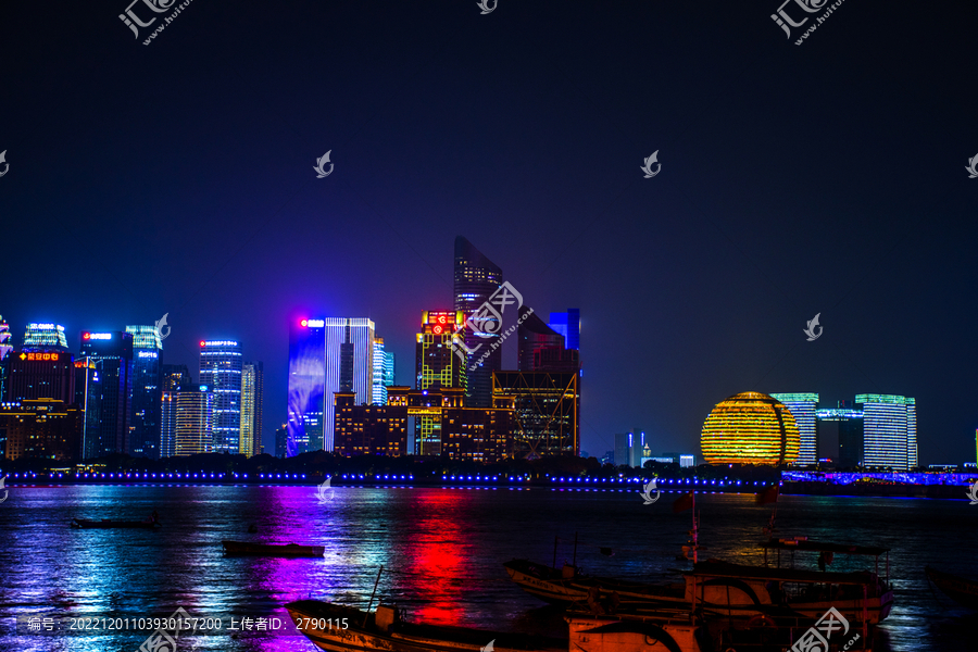 杭州钱塘江夜景