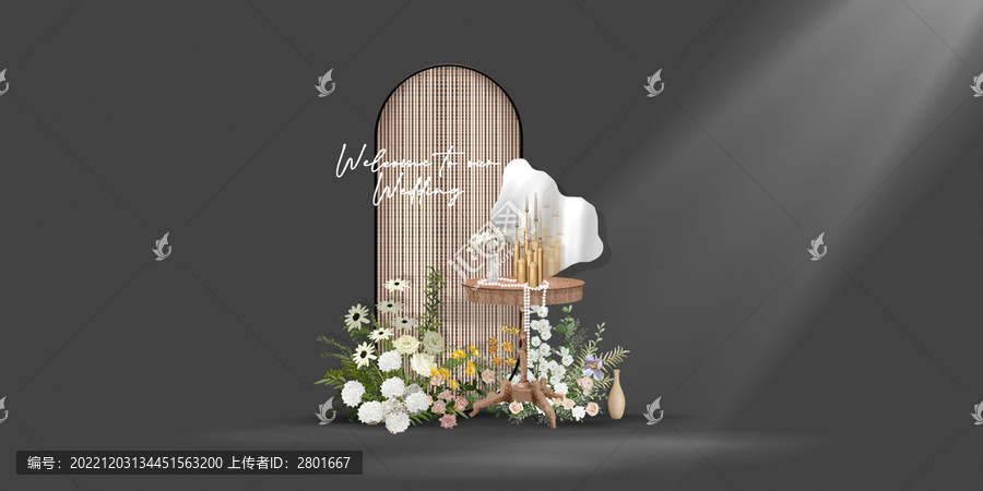 藤編復(fù)古婚禮小場(chǎng)景