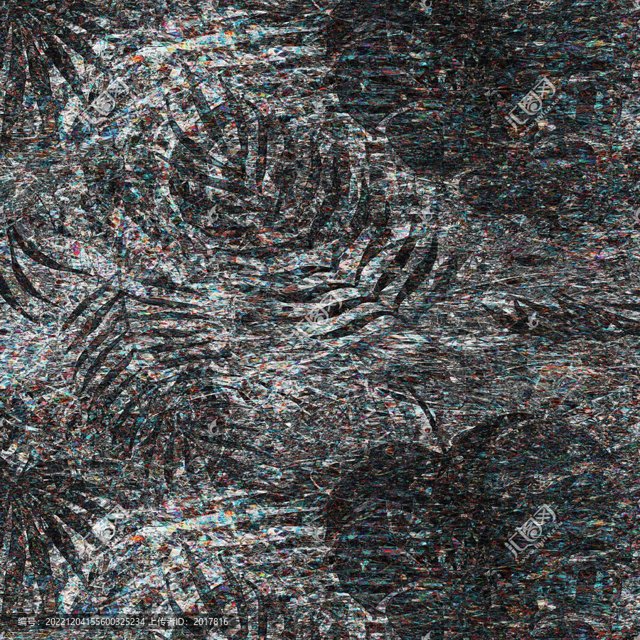 質(zhì)感彩色抽象山水