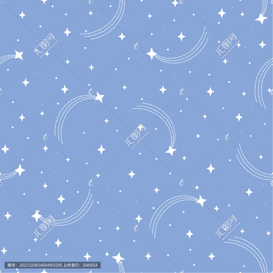 抽象星空流星雨印花圖案