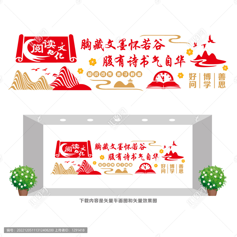 閱覽室形象墻