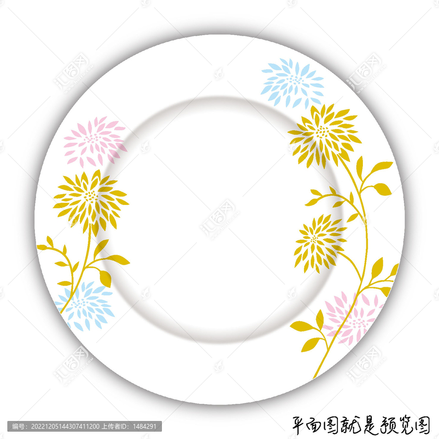餐具花面