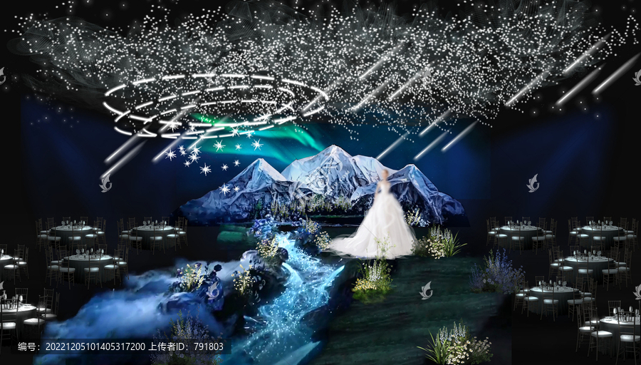 極光雪山婚禮