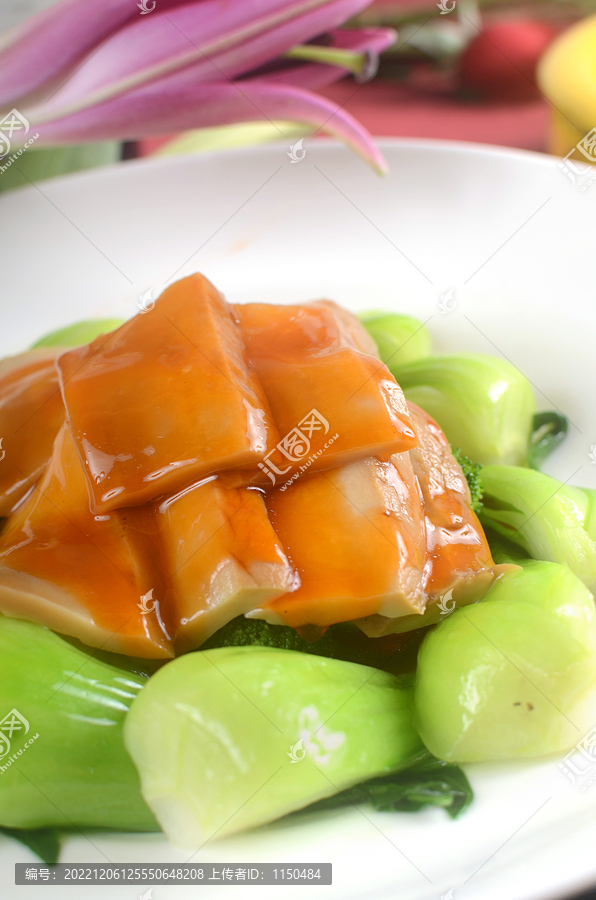 鮑汁杏鮑菇扒菜膽
