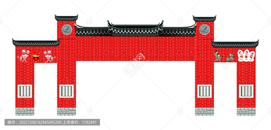 閩南古厝大門