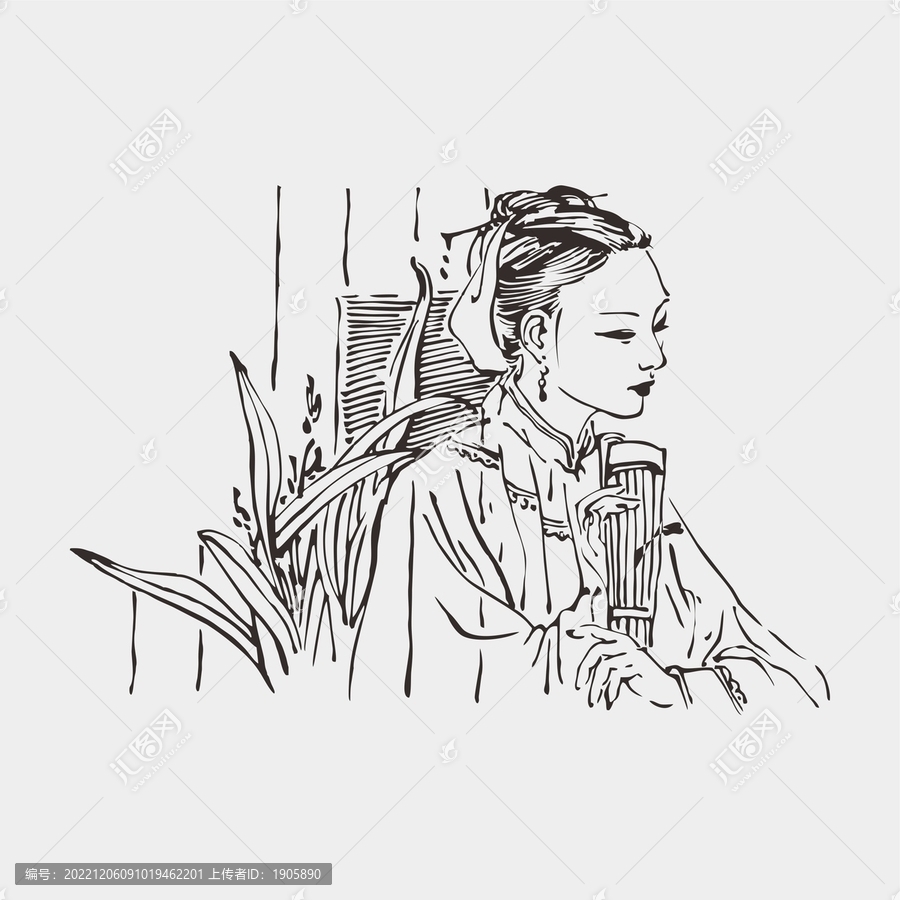 仕女圖