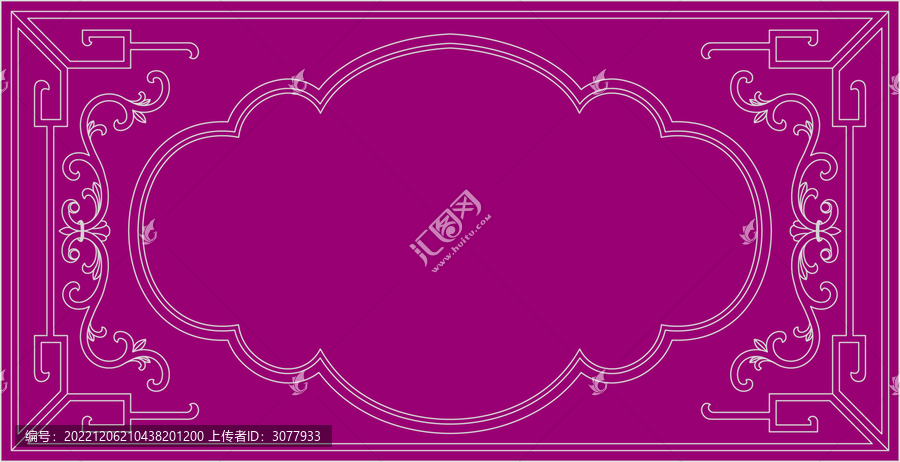 中式邊框相框