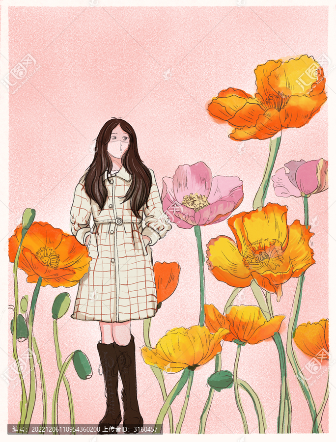 虞美人與她