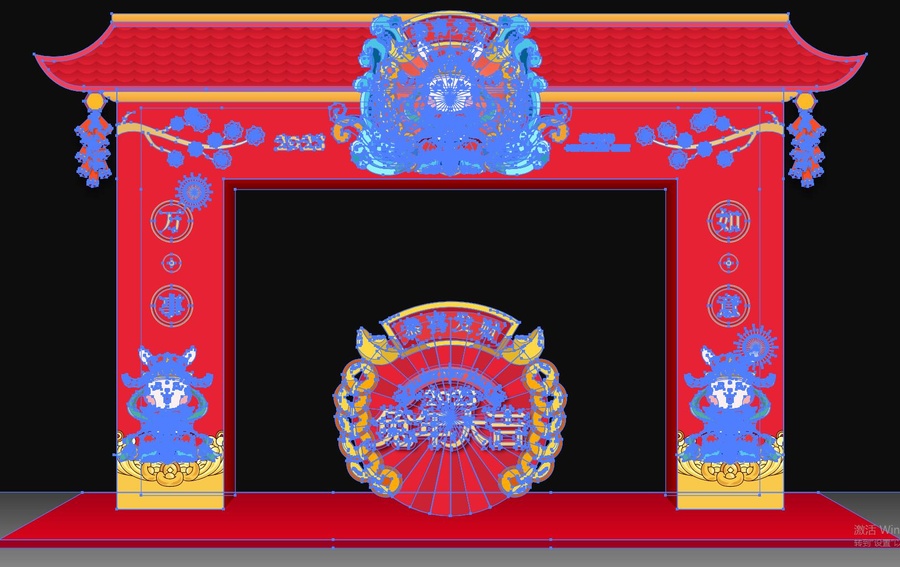 兔年門頭