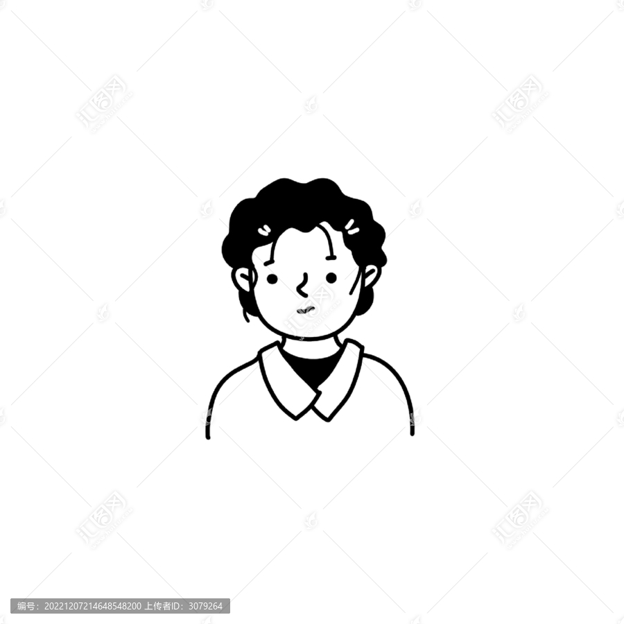 小卷發(fā)女孩