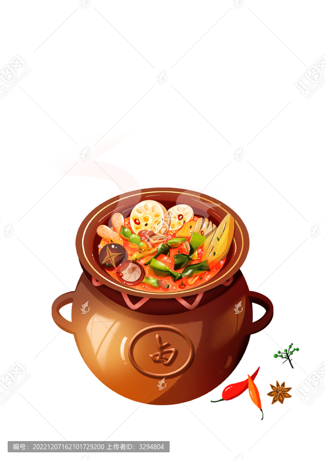 鹵味美食素材