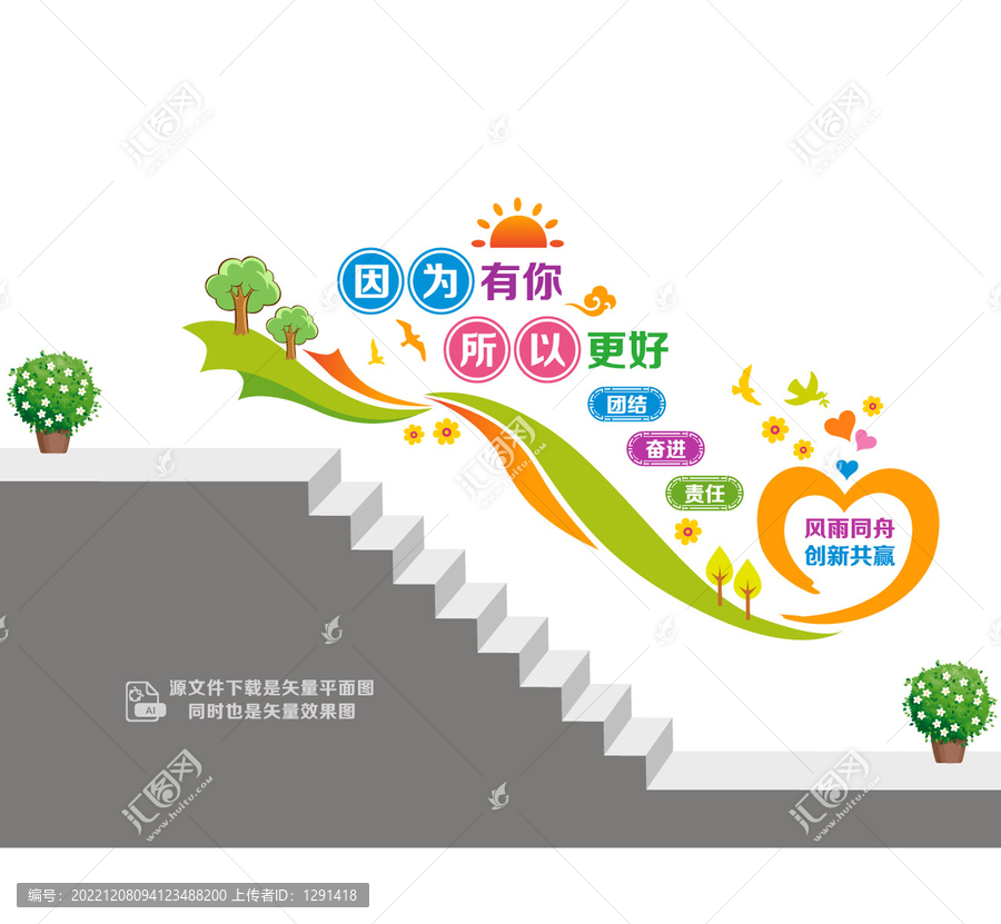 企業(yè)樓道文化墻