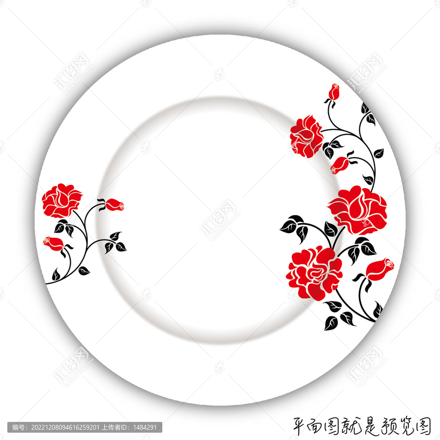 餐具花面