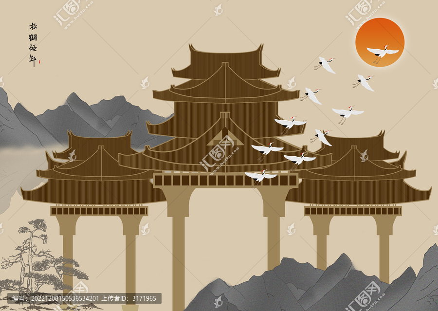 閣樓山水