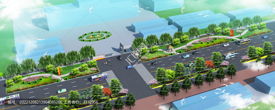公路綠化鳥瞰