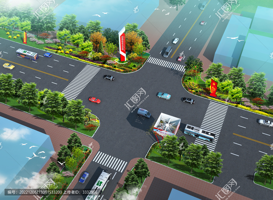 公路綠化鳥(niǎo)瞰