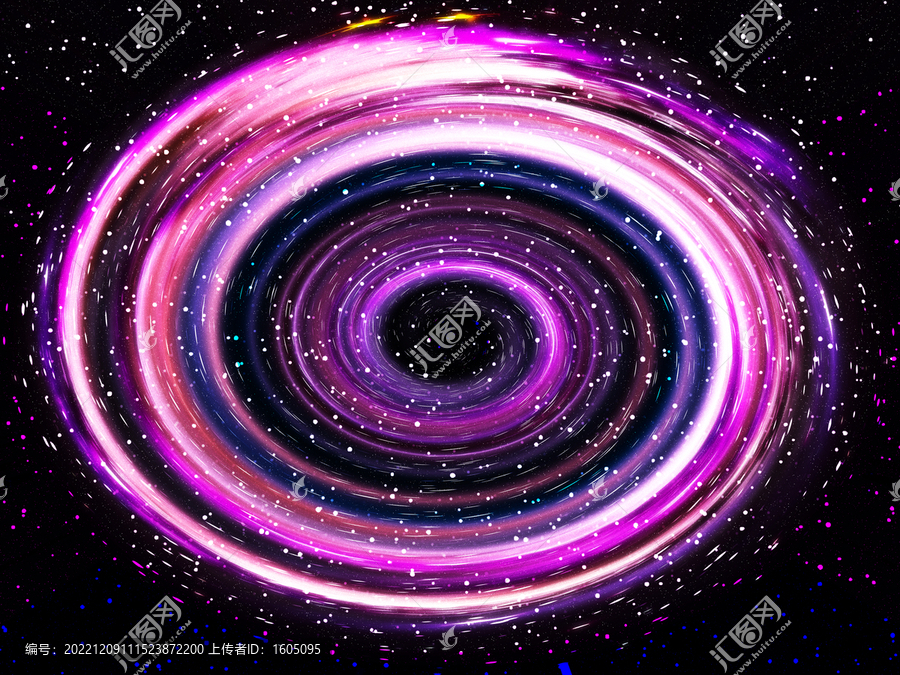 紫色星空漩渦