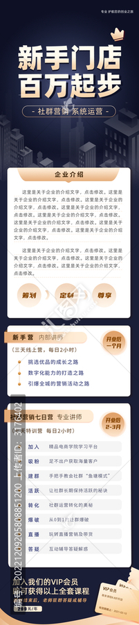 營(yíng)銷(xiāo)運(yùn)營(yíng)社群長(zhǎng)圖海報(bào)