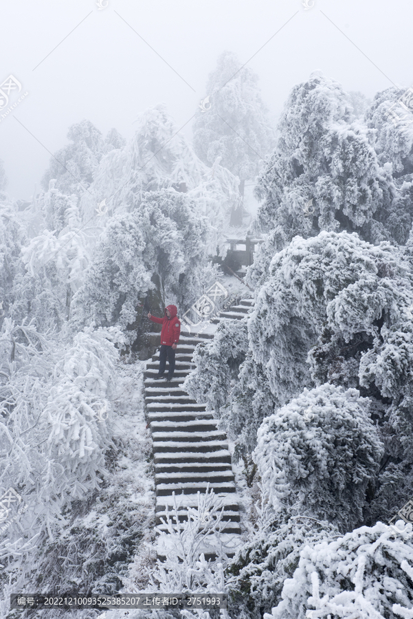 南岳衡山观雾凇