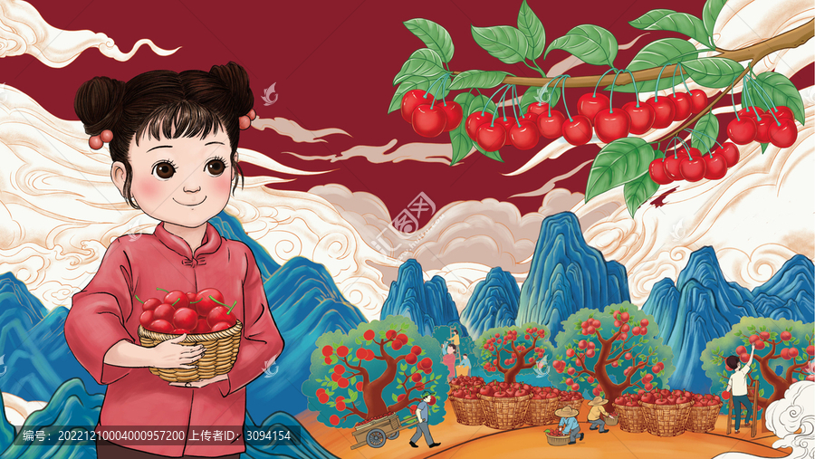 車?yán)遄影b插畫(huà)