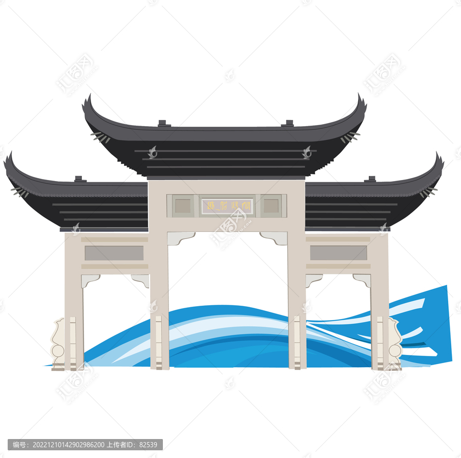 古建筑牌坊