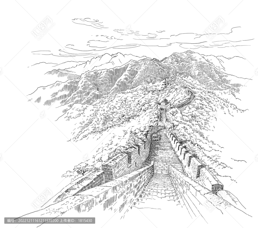 長城遠景
