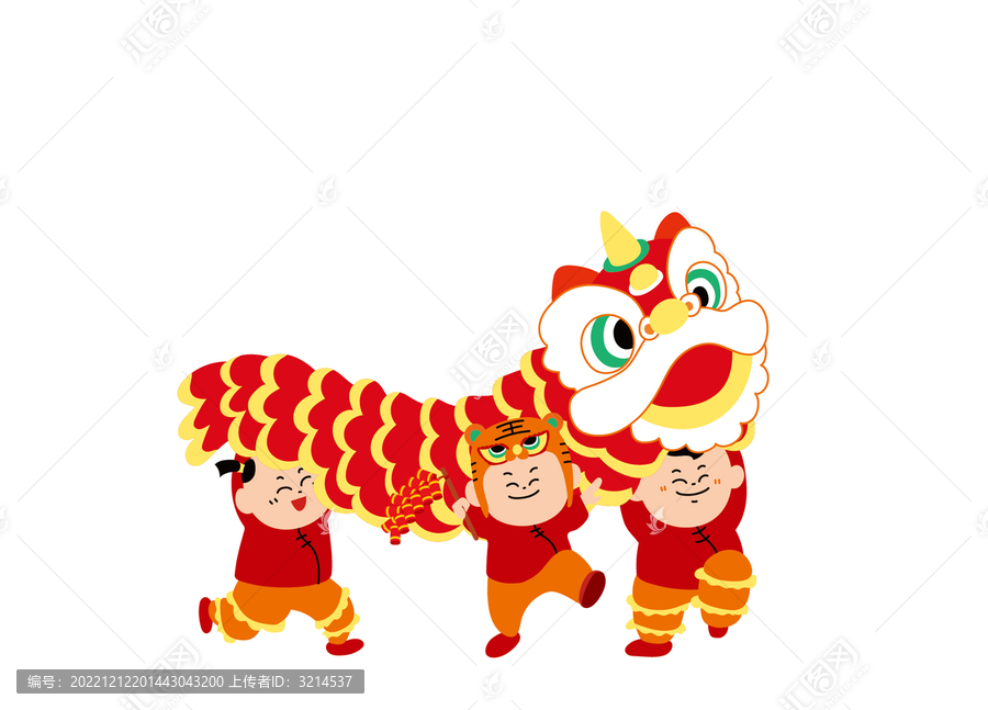 小孩舞獅