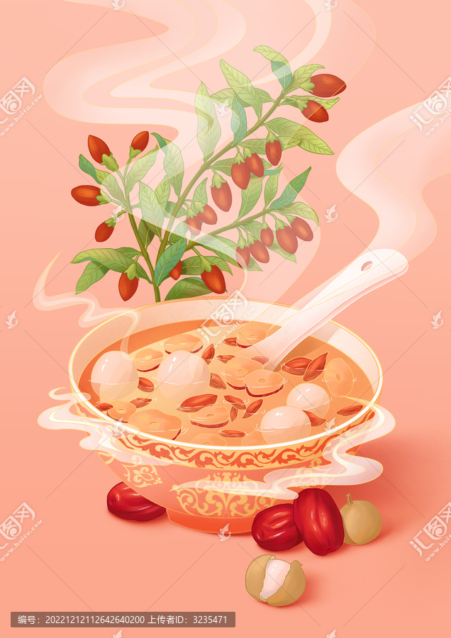 桂圓紅棗枸杞茶