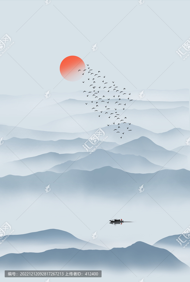 新中式水墨山水