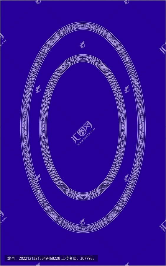 雙橢圓形圖案