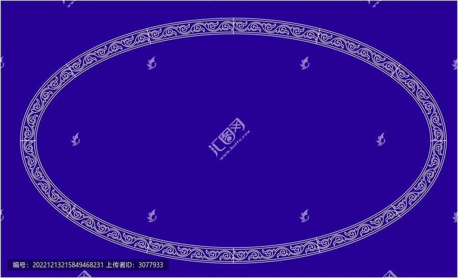 橢圓形圖案