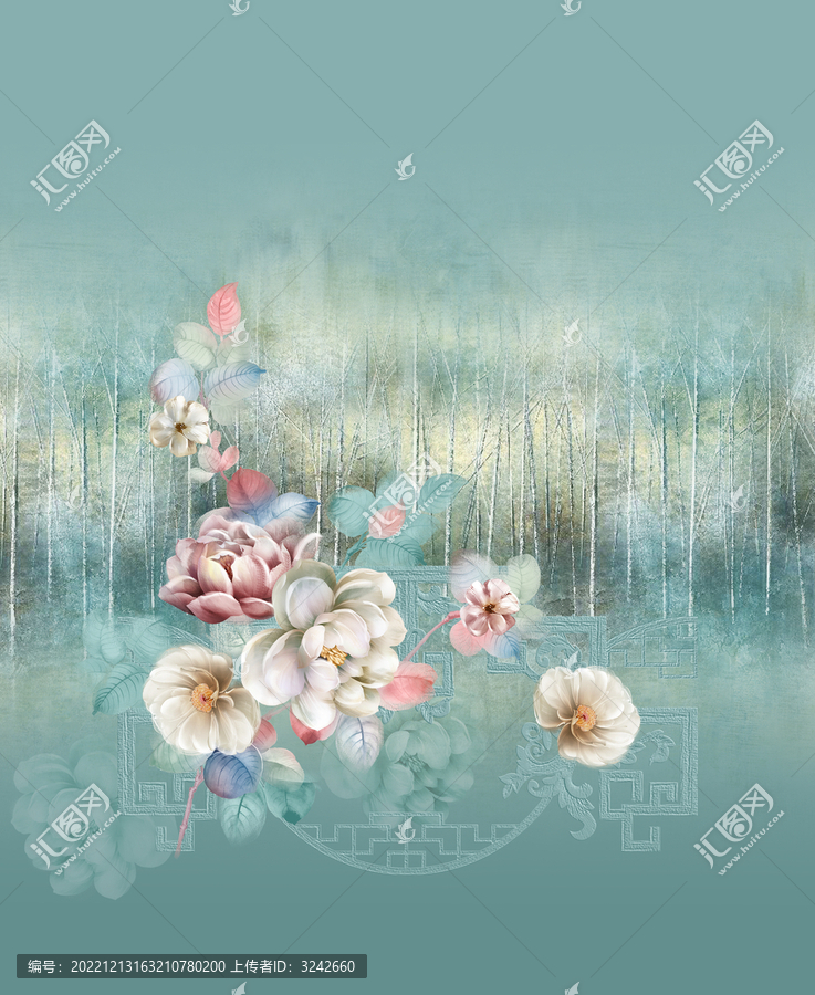 油畫(huà)風(fēng)景花卉