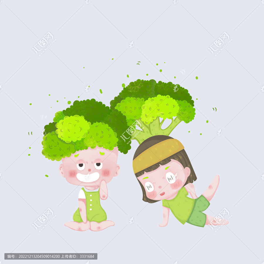 西蘭花卡通