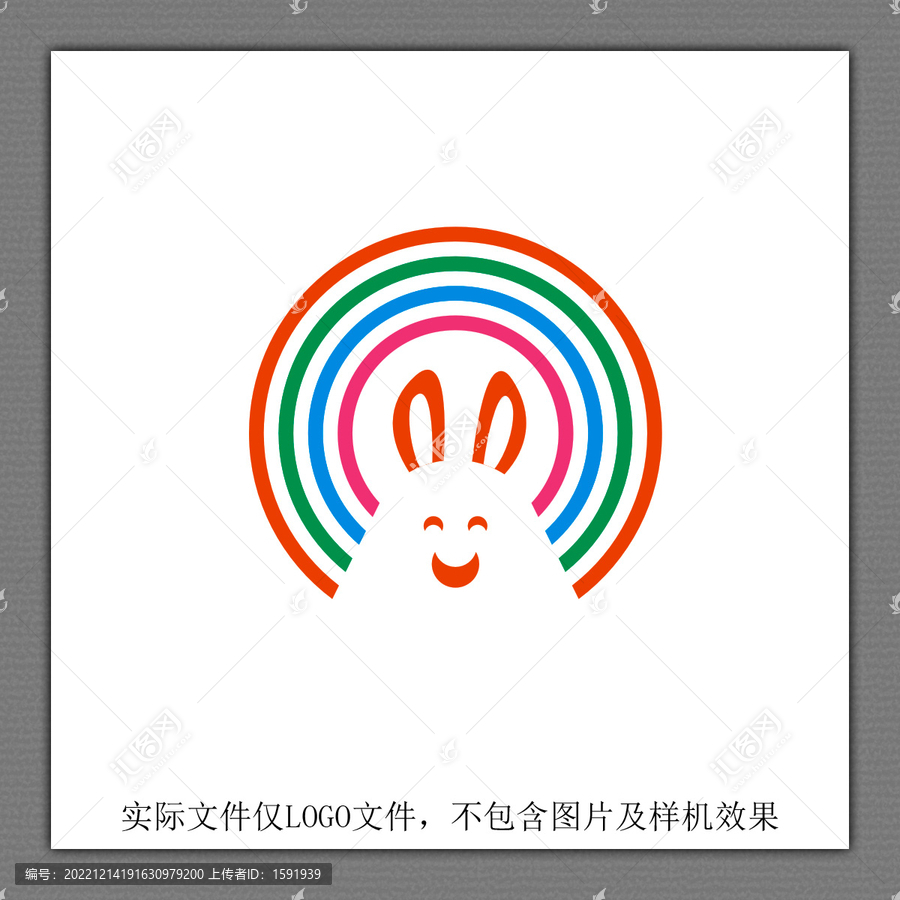 彩虹兔LOGO設(shè)計(jì)