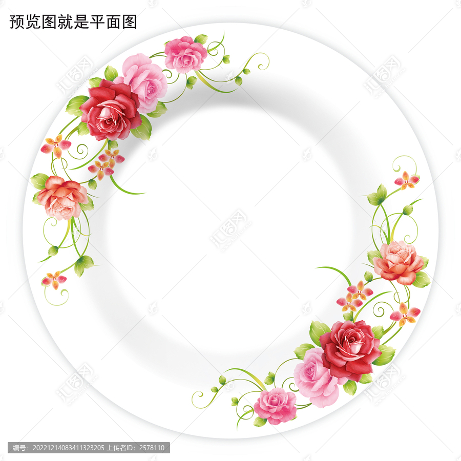 玫瑰花面設(shè)計(jì)
