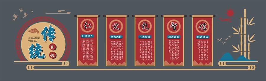 中式傳統(tǒng)文化墻