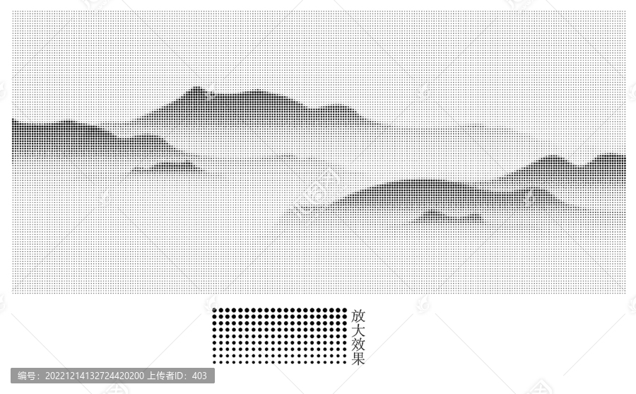 圓點(diǎn)山水激光鏤空